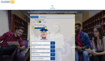 Dudee Go , comparateur d'universités en France et à l'étranger