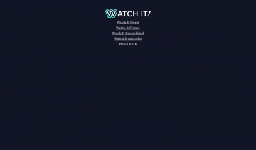 watch-it, guide web pour suivre vos chaînes en direct.