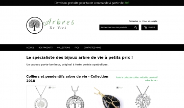 Arbres De Vies ;  vente en ligne de bijoux