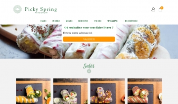 Picky Spring, boutique en ligne de rouleaux de printemps 