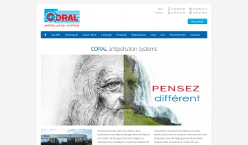 Coral, systèmes antipollution pour entreprises