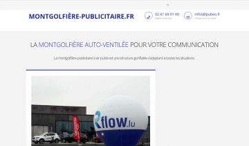 MONTGOLFIERE-PUBLICITAIRE.Fr : conception de montgolfières publicitaires 