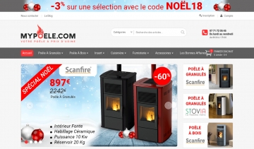 Mypoele.com, le leader de la vente de poêle et d’inserts à bas prix