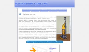 Aspirateur-sans-sac.fr, le site qui vous présente les offres avantageuses des aspirateurs sans sac
