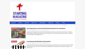 Starting Magazine, magazine du monde de l'entreprise