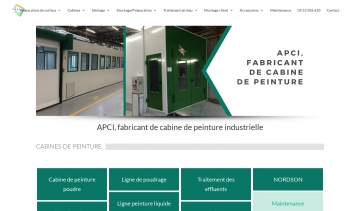 APCI, fabriquant de cabine de peinture industrielle