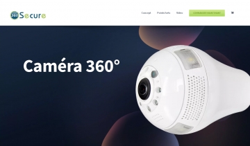 360secure, vente de caméra Ampoule Panoramique HD de qualité