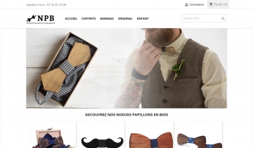 Nœud Papillon Bois : boutique de vente de nœuds papillons en bois