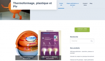 Thermoformage, pour commander des objets publicitaires thermoformés