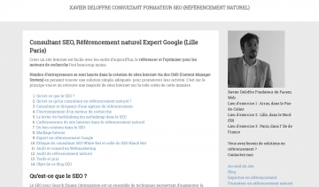 Xavier Deloffre : expert en référencement Google