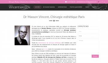 Dr Vincent Masson : spécialiste en chirurgie esthétique