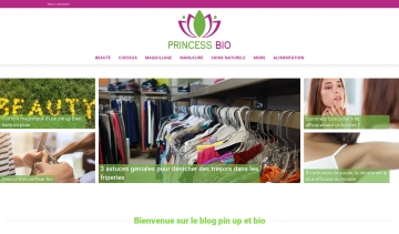 Princess Bio, Le blog pin up et bio