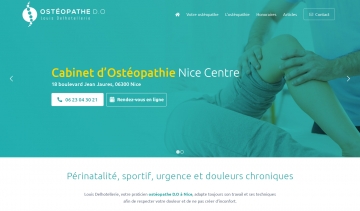 Ostéopathe D.O à Nice, votre praticien Louis Delhotellerie 