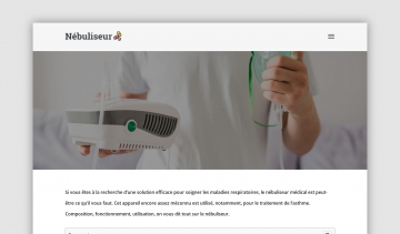 Nebuliseur.com, le site d’information sur le nébuliseur