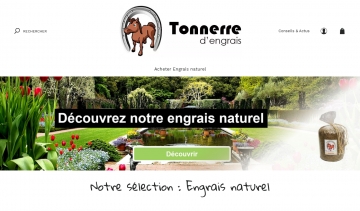 Tonnerre d'engrais, votre boutique pour engrais naturels