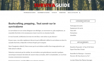 Surviva guide, connaitre les techniques de survie 