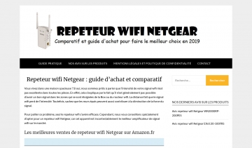 Repeteurwifinetgear.com, guide d'achat et comparatif des meilleurs répéteurs wifi Netgear 