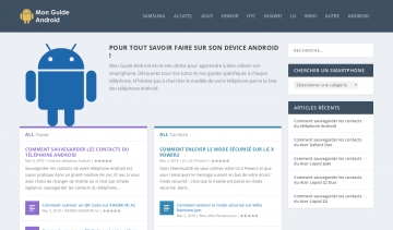 Mon Guide Android, votre guide d'information sur les téléphones