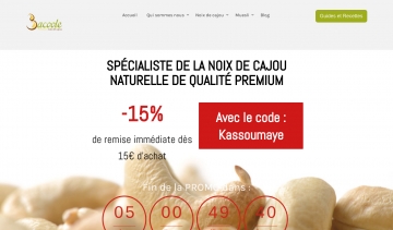 Bacoole: vente de noix de cajou et ses produits dérivés