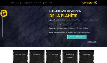 VPNROOT, le service VPN le plus complet