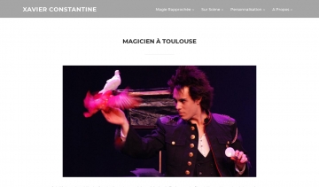 Xavier Constantine, magicien professionnel disponible sur Toulouse
