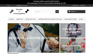 bretelle-et-noeudpapillon.fr : la boutique en ligne des bretelles et nœuds papillon