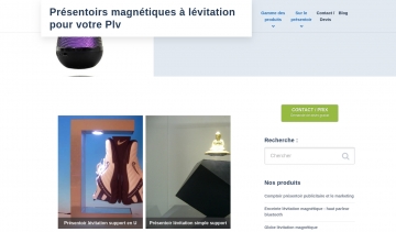 Présentoir Lévitation : agence de publicité pour magasins