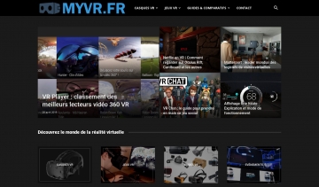 Myvr : blog d’information sur la réalité virtuelle
