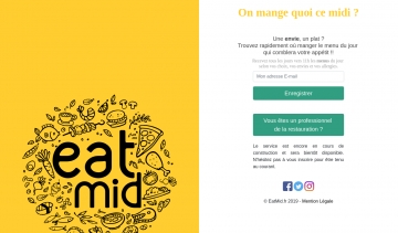 Eat Mid, votre menu personnalisé pour le déjeuner