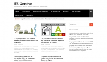 IES Genève, webzine sur la santé et les médecines alternatives 