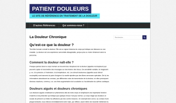 Patient douleurs, le guide pour une meilleure santé 