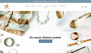 Universe-garment : boutique en ligne pour vêtements et accessoires de mode