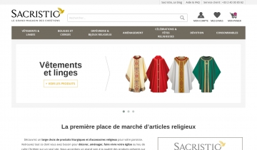 Sacristio, le magasin des produits religieux de qualité
