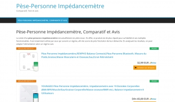Pese-personne-impedancemetre.info : tout savoir sur le Pese-personne impedancemetre