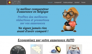 Compare-assurance.be, le meilleur comparateur d’assurance en Belgique