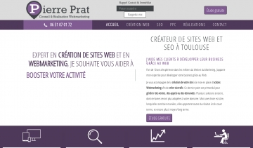 Pierre Prat, un créateur efficace de site web et du mesbmastering 