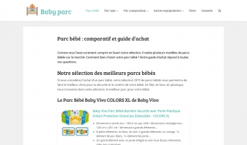 Baby parc, comparatif sur les meilleurs parcs bébés