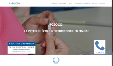 FGSOCO, école pour orthodontiste en France