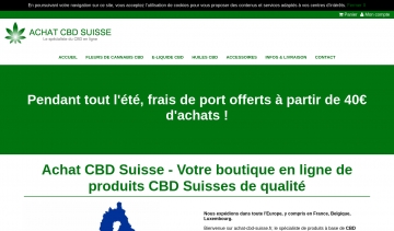 Achat CBD Suisse