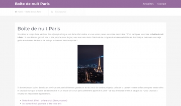 boitedenuitparis, tout connaître sur les boites de nuit