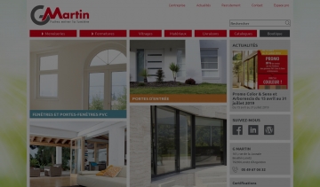 Gmartin.fr, spécialiste de la menuiserie PVC, alu et mixte 