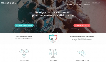 Mozzeno, prêt personnel et financement participatif