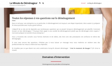 La Minute du Déménagement : blog d'information pour connaîtfre l'essentiel sur le déménagement