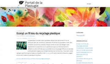  Plasturgie.info, portail d’informations sur la matière plastique
