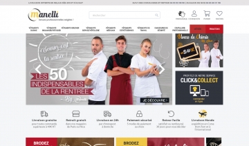 Manelli, magasin des vêtements professionnels pour professionnels