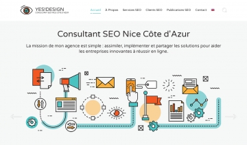 Consultant SEO Yes Design, agence SEO à Nice