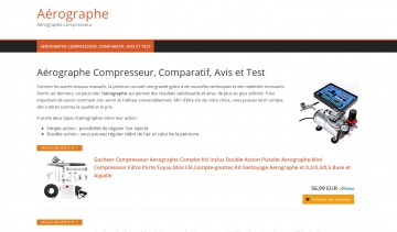 Aérographe Compresseur, trouvez le bon aérographe