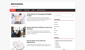 Breviandes, site d'actualité généraliste 