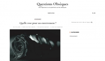 Questions Obsèques, des réponses à vos questions sur les obsèques