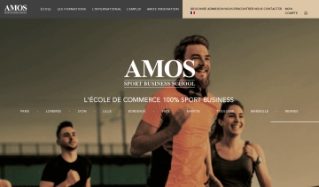 AMOS, école de commerce orienté 100% sport management